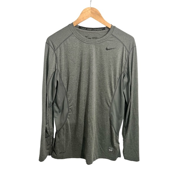 Nike Other - NIKE Pro Combat Fitted Dri Fit  Men's Vented Training Shirt Size Medium